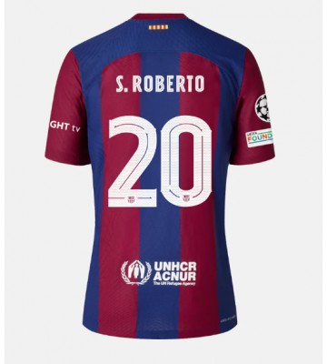 Barcelona Sergi Roberto #20 Koszulka Podstawowych 2023-24 Krótki Rękaw